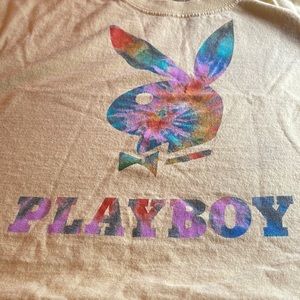 Playboy crop tee